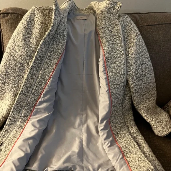 Loft Petite Medium Lined Boucle Winter Coat - Picture 2 of 4